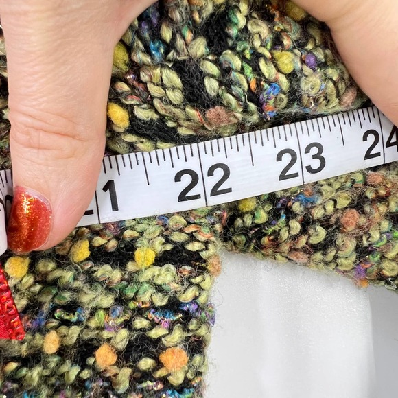 Ugly Christmas Sweater Party Blazer LIGHTS UP Tacky Xmas Sweater Size 18 - Picture 4 of 5